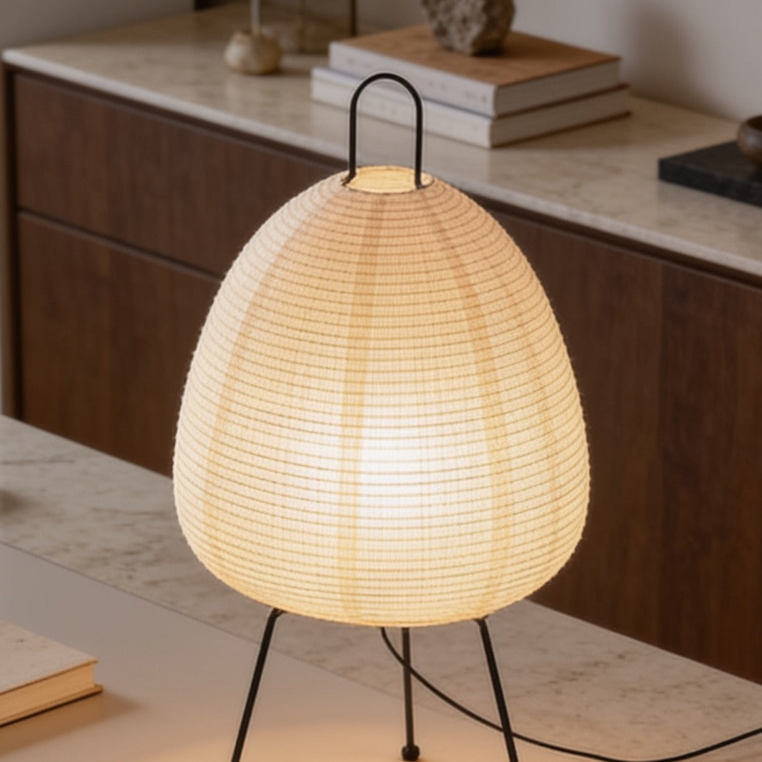 Nordic wabi sabi LED desk lamp