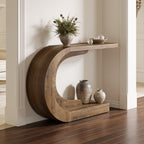 C shaped console table