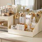 Transparent drawer makeup organizer