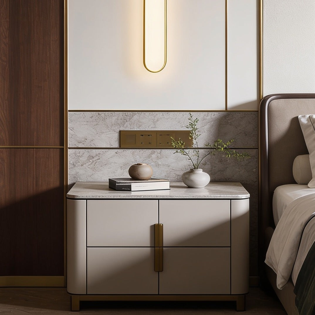 Slim ring bedside pendant