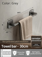 Product board for the gray 30 cm / 11.8 in bar with the same towel shown