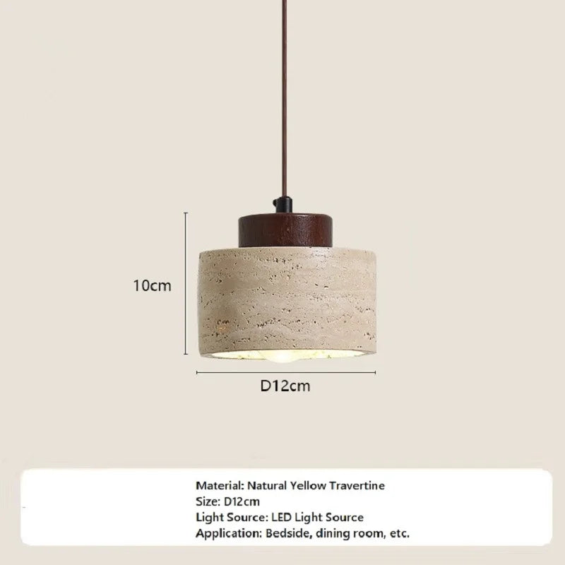 Specification card for the wider stone shade with its measurements listed