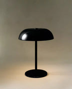 Cordless Dome Table Lamp, Rechargeable 3 W LED Accent Light with Touch Dimming for Dining Room, Bedside and Bar, in Four Metal Finishes
