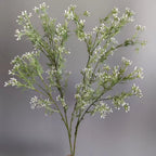 Faux Gypsophila Branches, Set of 5 Artificial Baby's Breath Stems in White, 72 cm / 28.3 in, for a Tall Vase, Console or Wedding Table