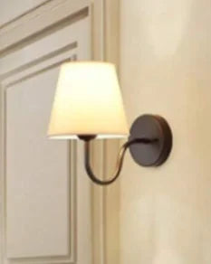 Modern Fabric Wall Lamps Retro Bedside Wall Lamp Living Room Wall Lights Simple Loft Wall Sconce Lighting Fixture AC85-265V E27