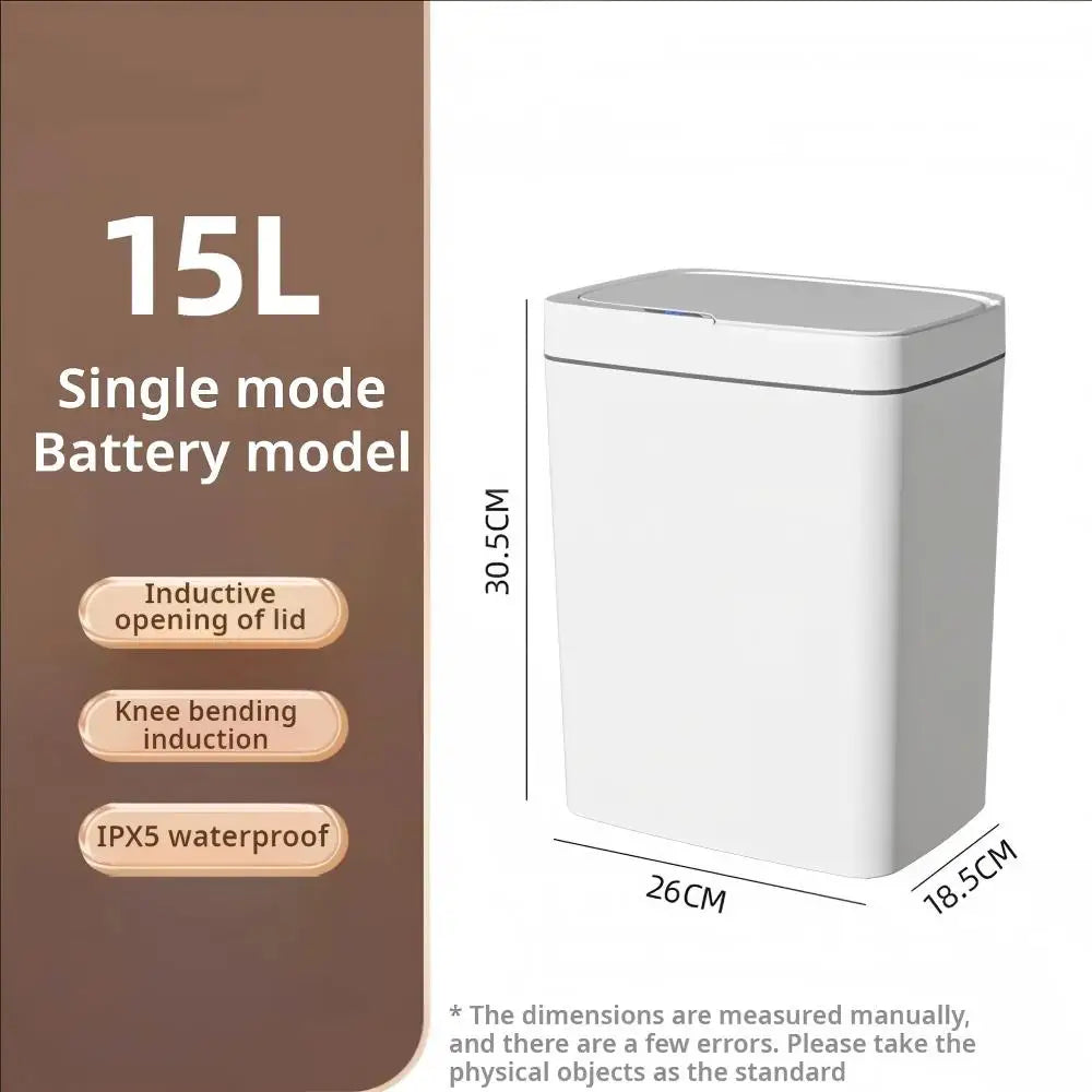 Specification sheet with a line drawing of the can and its sensor lid features