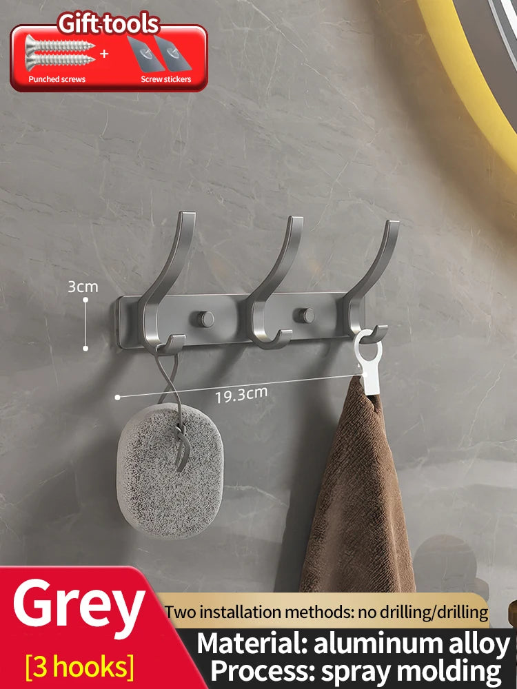 Product board for the gray three hook rail with its no drill fixing options