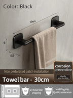 Product board for the black 30 cm / 11.8 in bar with its adhesive fixing