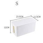 Size diagram of the small white box marked 23.5 cm / 9.3 in long