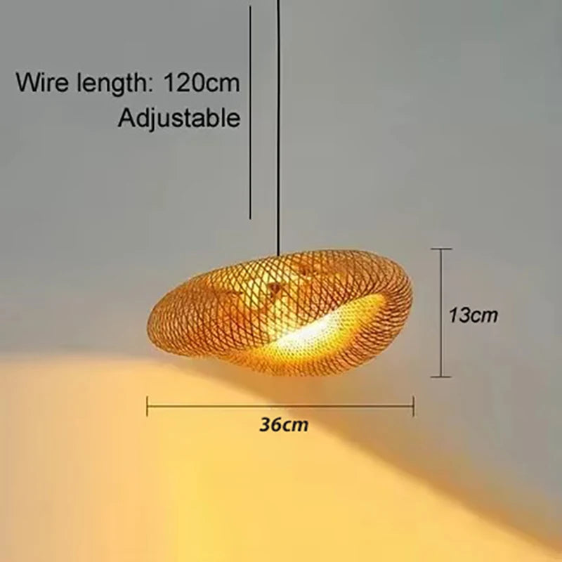 Spec drawing of the saucer shade, 36 cm / 14.2 in wide and 13 cm / 5.1 in deep