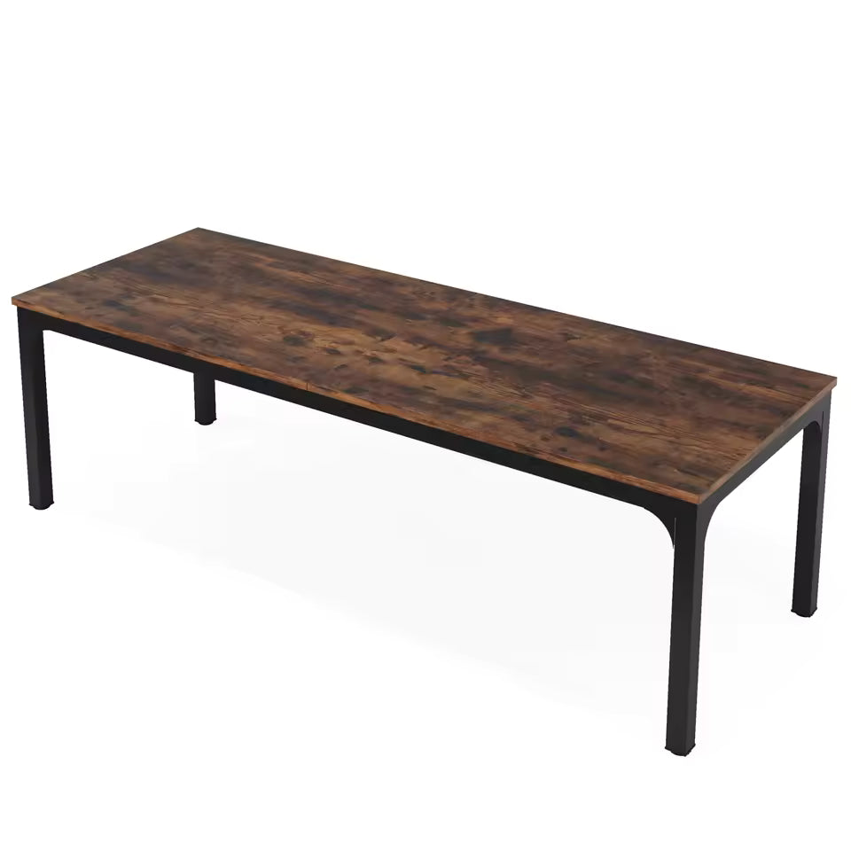 Two Person Computer Desk, 200 x 70 x 75 cm / 78.7 x 27.6 x 29.5 in Extra Long Double Workstation for Home Office, Study or Bedroom
