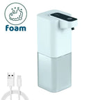 Automatic Soap Dispenser, Touchless Infrared Sensor Pump for Foam or Liquid Hand Wash, USB Rechargeable ABS Unit for Bathroom and Kitchen