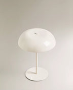 Cordless Dome Table Lamp, Rechargeable 3 W LED Accent Light with Touch Dimming for Dining Room, Bedside and Bar, in Four Metal Finishes