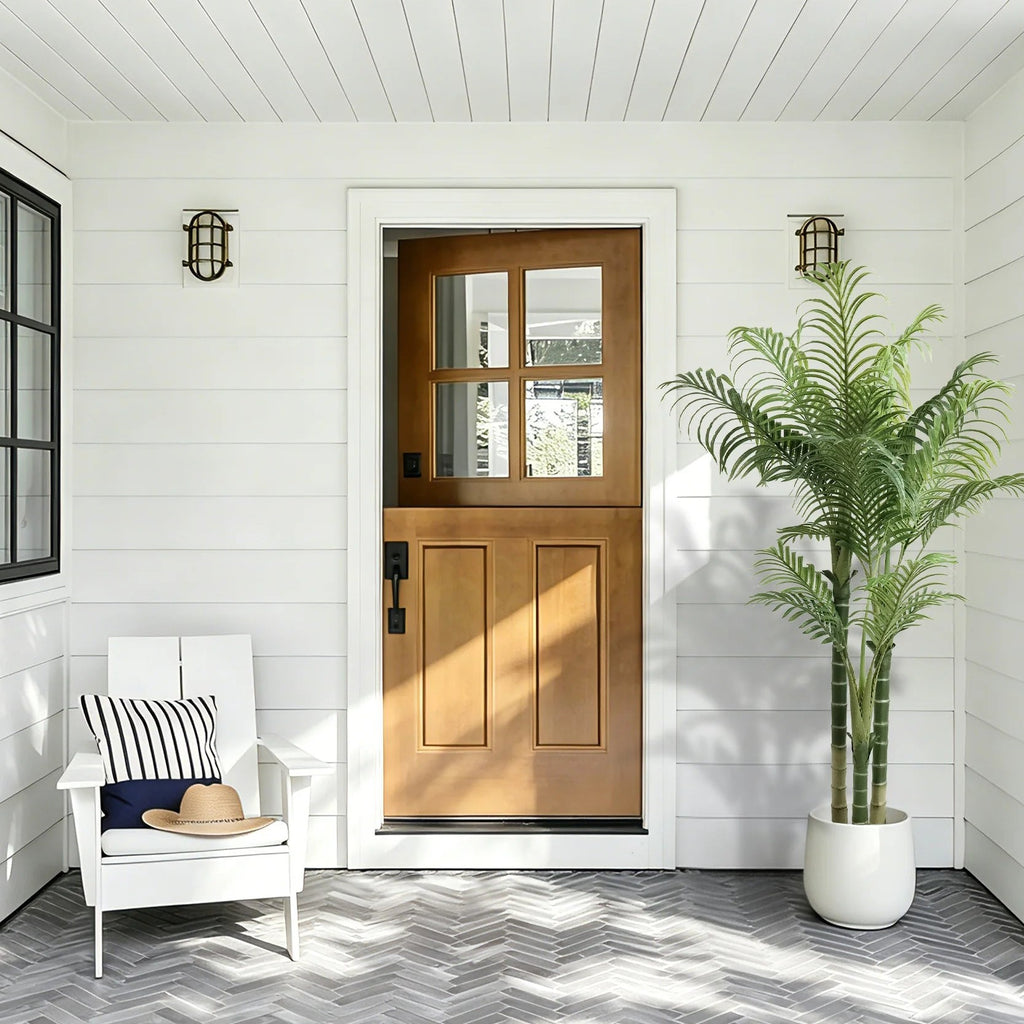 Faux areca palm