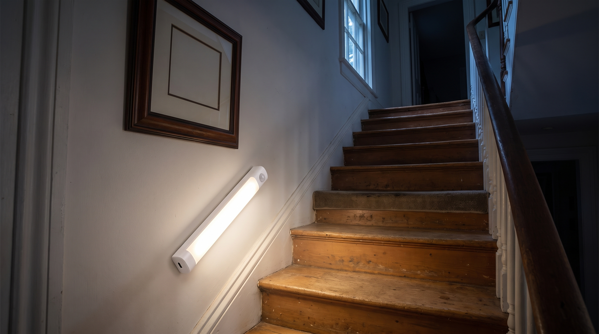 Motion sensor LED light bar lifestyle