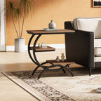 C shaped end table detail