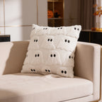Halloween throw pillow cover on sofa