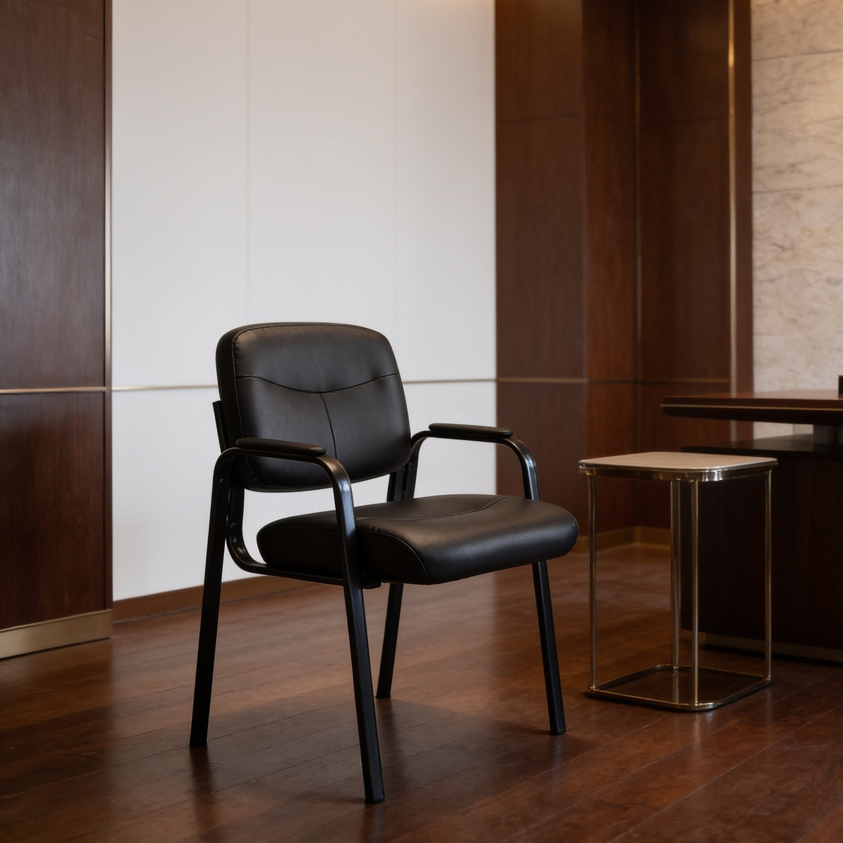 Padded guest chair