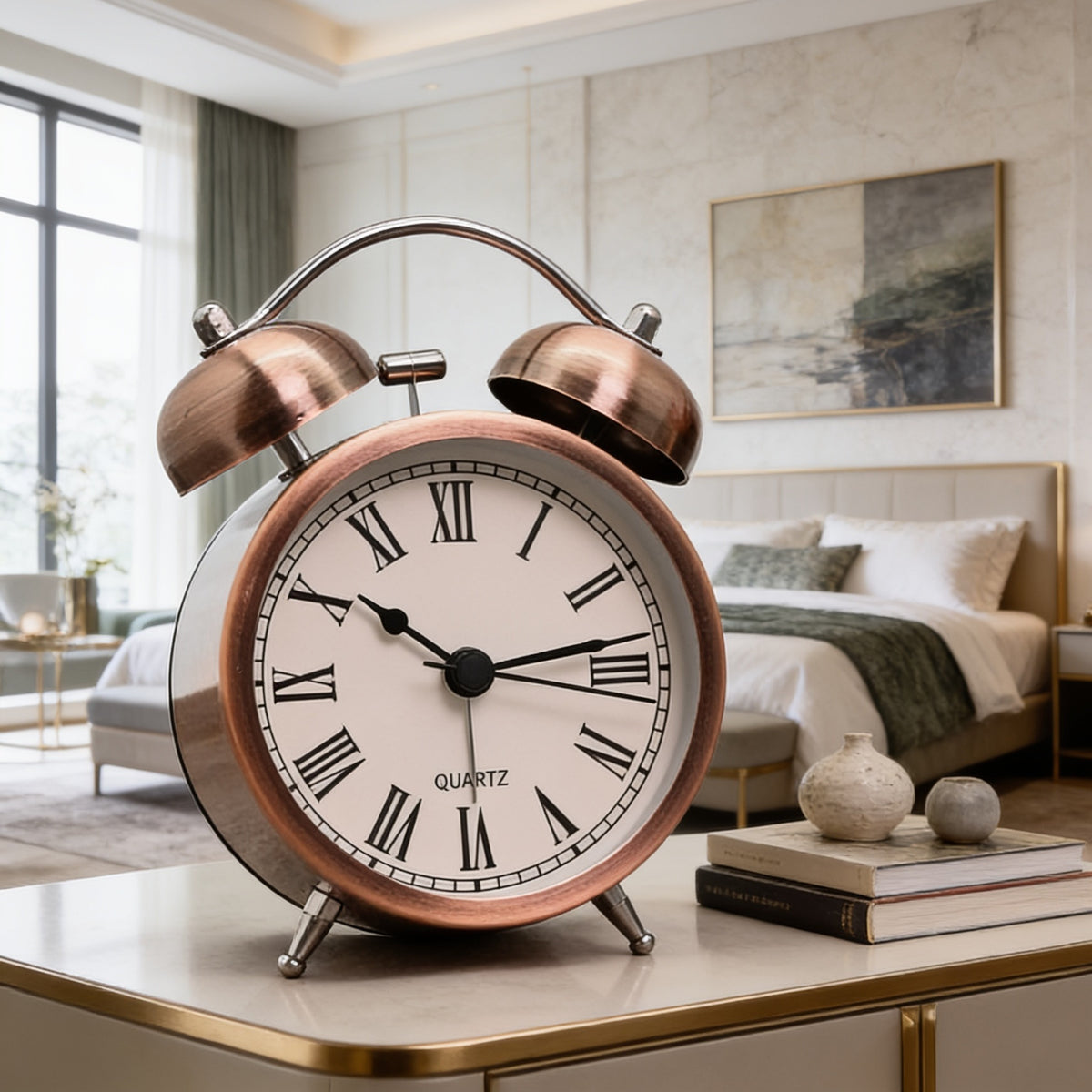 Twin bell alarm clock