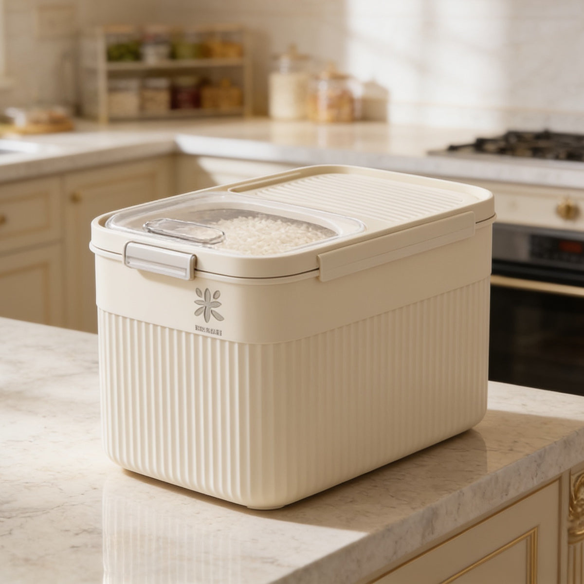 Sealed rice storage box