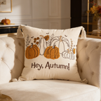 Yellow tufted velvet square pillow cover